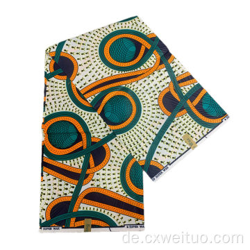 100% Polyester Ankara Style gedruckter Wachsstoff